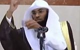 A Saudi cleric claims the sun revolved around the Earth and not the other way around. (Photo credit: Screenshot from al-Arabiya video of the lecture)