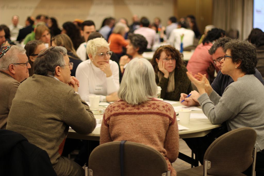 Participants at the UJA-Federation and Hazon’s daylong conference, Leading Green: Creating a Sustainable Future for the Jewish Community and Beyond, February 10, 2015 in New York. (Hazon)