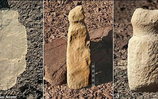 Over 100 neolithic “cult sites” containing sexual carvings, graves and human-like figures dating back roughly 8,000 years have been found in the southern Israeli Eilat Mountains. (photo credit: Uzi Avner/Daily Mail screen capture) Over 100 neolithic “cult sites” containing sexual carvings, graves and human-like figures dating back roughly 8,000 years have been found in the southern Israeli Eilat Mountains. (photo credit: Uzi Avner/Daily Mail screen capture)