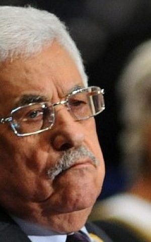 President of the Palestinian Authority Mahmoud Abbas attends the Arab League summit in Egypt's Red Sea resort of Sharm El-Sheikh on March 28, 2015. (photo credit: AFP PHOTO/ STR) 