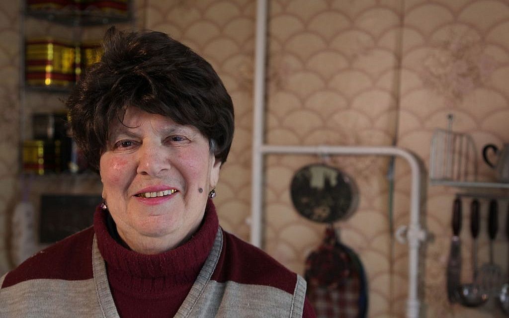 For 83-year-old Elena Lerner from Kramatorsk in eastern Ukraine, immigration to Israel is not a thought she entertains. (courtesy JDC)