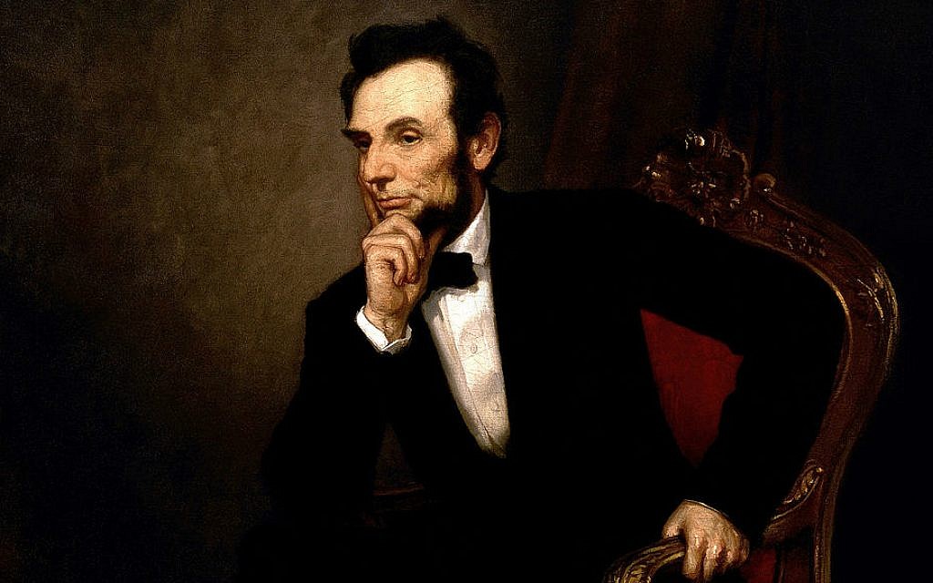Detail from 'Lincoln,' painting by George Peter Alexander Healy in 1869 (public domain via wikipedia) Detail from 'Lincoln,' painting by George Peter Alexander Healy in 1869 (public domain via wikipedia)