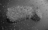 Artist's rendering of an asteroid (photo credit: CC BY-SA Kevin Gill/Flickr)
