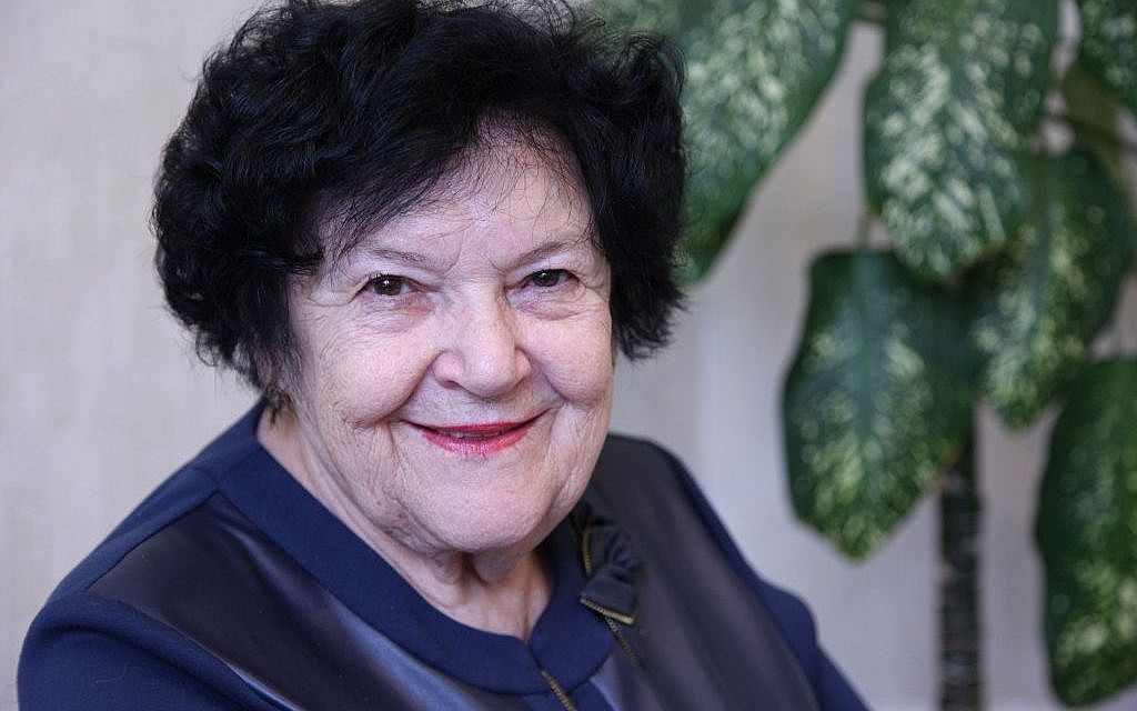 Director of the Kramatorsk JDC Hesed center Galina Davidavna, 78. (courtesy JDC)