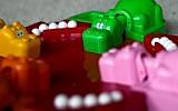 Hungry Hungry Hippos. Coalition talks may look a lot like this. (photo credit: CC BY David Goehring, Flickr)