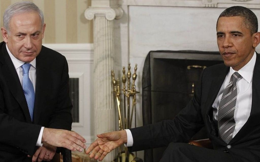 President Barack Obama meets with Prime Minister Benjamin Netanyahu in the Oval Office at the White House in Washington, Friday, May 20, 2011. (photo credit: AP Photo/Charles Dharapak) President Barack Obama meets with Prime Minister Benjamin Netanyahu in the Oval Office at the White House in Washington, Friday, May 20, 2011. (photo credit: AP Photo/Charles Dharapak)