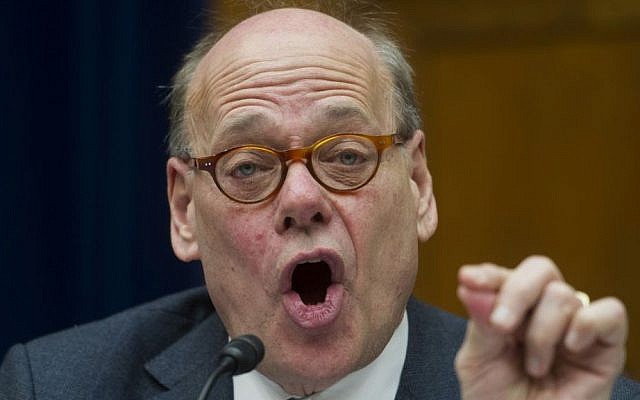Democratic Congressman Steve Cohen during a hearing in Washington, February 4, 2014. (AP/Cliff Owen) Democratic Congressman Steve Cohen during a hearing in Washington, February 4, 2014. (AP/Cliff Owen)