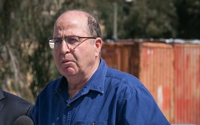 Defense Minister Moshe Ya'alon, March 10, 2015 (Ohad Zwigenberg, Pool)