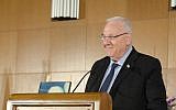 President Reuven Rivlin on March 18, 2015. (photo credit: Mark Neyman/GPO)