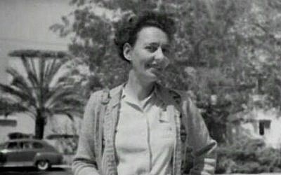 Leah Goldberg, pictured here in 1946, was a prolific writer and poet whose poetry was put to music only after she died (Courtesy The David B. Keidan Collection of Digital Images from the Central Zionist Archives)