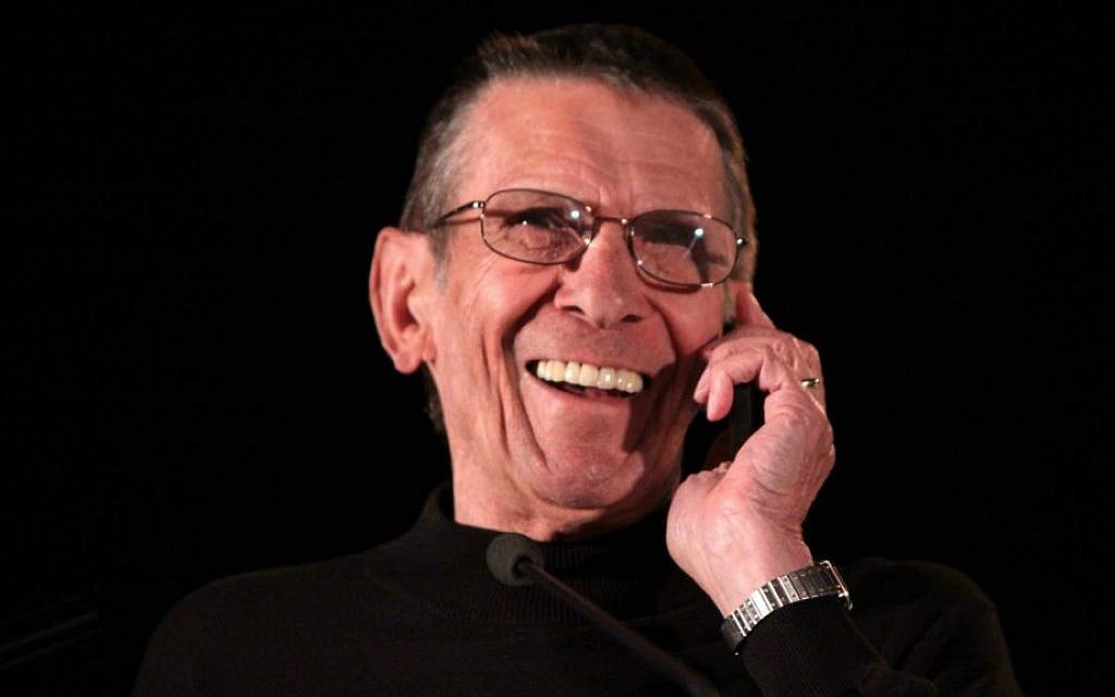 Leonard Nimoy at the Phoenix Comicon in 2011. (Gage Skidmore/Wikimedia Commons/JTA) Leonard Nimoy at the Phoenix Comicon in 2011. (Gage Skidmore/Wikimedia Commons/JTA)