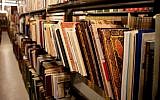 Some of the 1,800 Haggadahs donated by the Alterman family to the University of Michigan's Jean and Samuel Frankel Center for Judaic Studies. (Courtesy of the University of Michigan/JTA)