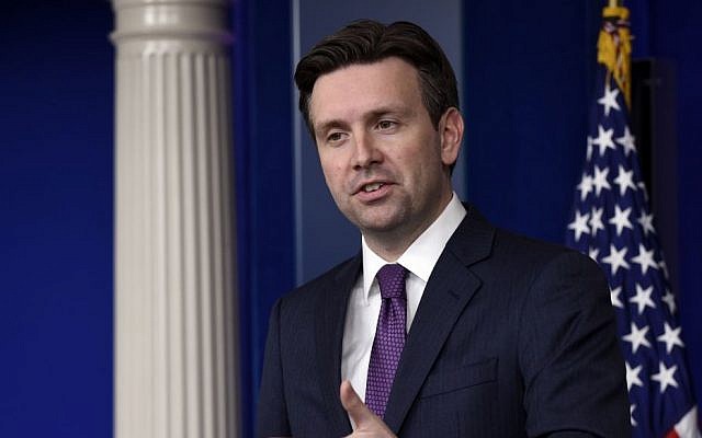 White House press secretary Josh Earnest speaks during the daily briefing at the White House, Tuesday, March 31, 2015. (AP Photo/Susan Walsh) White House press secretary Josh Earnest speaks during the daily briefing at the White House, Tuesday, March 31, 2015. (AP Photo/Susan Walsh)