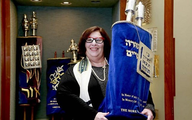 In this March 12, 2015 photo, Rabbi Denise Eger poses at Congregation Kol Ami, a Reform synagogue with gay and lesbian outreach programs, in West Hollywood, Calif. (photo credit: AP Photo/Nick Ut) In this March 12, 2015 photo, Rabbi Denise Eger poses at Congregation Kol Ami, a Reform synagogue with gay and lesbian outreach programs, in West Hollywood, Calif. (photo credit: AP Photo/Nick Ut)