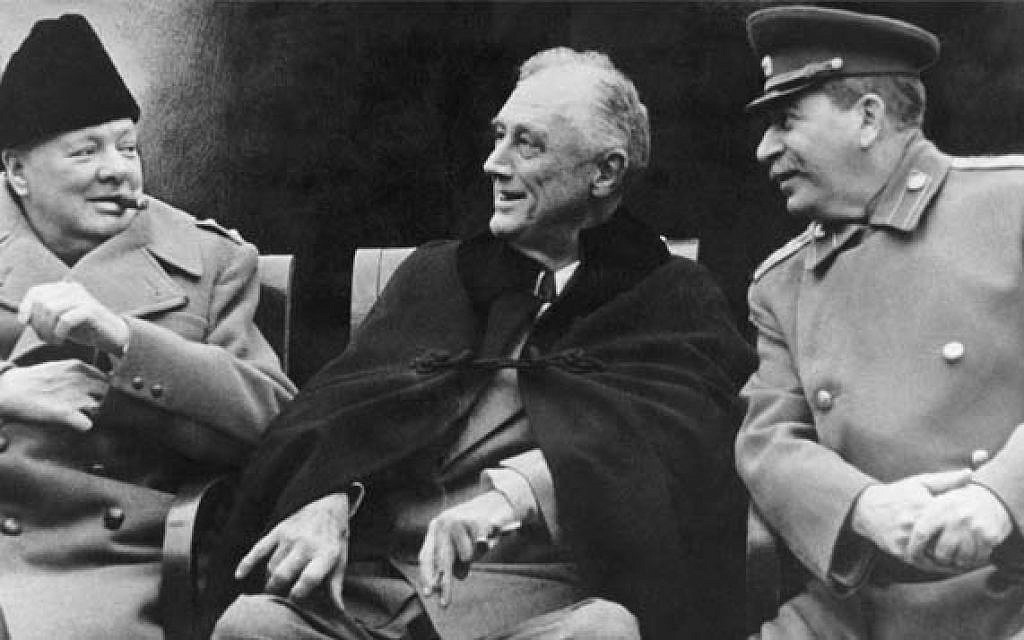 Leaders of the allied powers during WW II (photo: Courtesy)