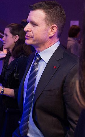 Emmy-Award winning producer Andrew Goldberg of new PBS documentary 'The Jewish Journey' at the documentary's premier February 26, 2015. (Peter A. Blacksberg)