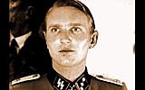 Wanted Nazi war criminal, Søren Kam. (photo credit: Youtube screenshot / STOP CAPITALISME)