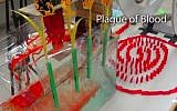 Technion students create a Rube Goldberg machine to tell the Exodus story (screen capture: Youtube)