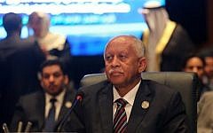 FILE: Yemeni Foreign Minister Riad Yassin attends an Arab foreign ministers meeting during an Arab summit in Sharm el-Sheikh, South Sinai, Egypt, Sunday, March 29, 2015. (Thomas Hartwell/AP)