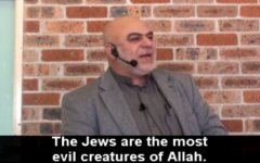Ismail Al-Wahwah calls coexistence with Israel 'a delusion,' in a speech on March 3, 2015. (Screen capture, MEMRI TV)