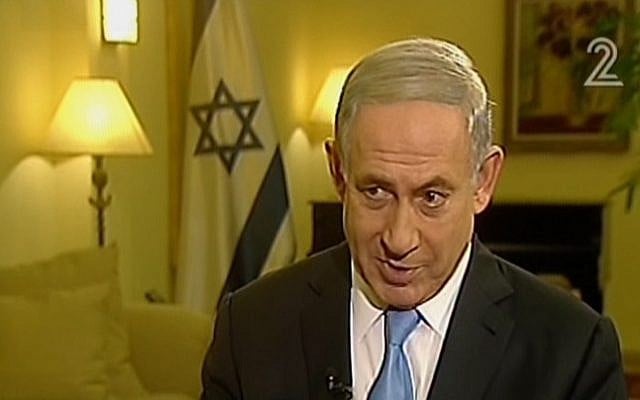 Benjamin Netanyahu speaking to Channel 2 on Thursday, March 12, 2015. (Screen capture: Channel 2) Benjamin Netanyahu speaking to Channel 2 on Thursday, March 12, 2015. (Screen capture: Channel 2)