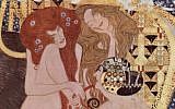 A section of Gustav Klimt's Beethoven Frieze (Photo credit: Public Domain/Wikimedia Commons)