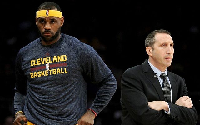 Coach David Blatt and star player LeBron James both say that Blatt has made the needed adjustments in his rookie season guiding the Cleveland Cavaliers. (Harry How/Getty Images/JTA) Coach David Blatt and star player LeBron James both say that Blatt has made the needed adjustments in his rookie season guiding the Cleveland Cavaliers. (Harry How/Getty Images/JTA)