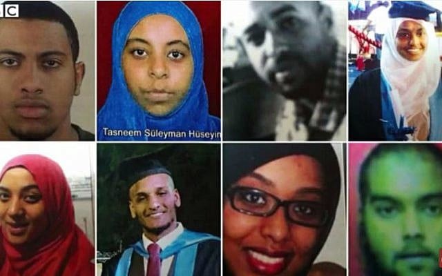 Faces of nine British medial students feared to have joined the Islamic State. (screen capture: YouTube/BBC News) Faces of nine British medial students feared to have joined the Islamic State. (screen capture: YouTube/BBC News)