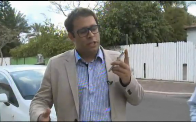 Freshman Likud MK Oren Hazan (screen capture: Ynet video) Freshman Likud MK Oren Hazan (screen capture: Ynet video)