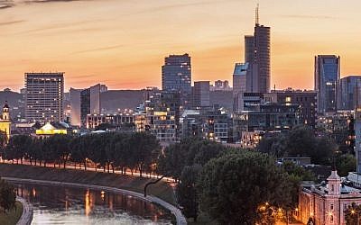 Illustrative photo of the Lithuanian capital Vilnius. (Photo credit: Vilnius image via Shutterstock). 