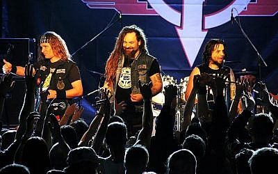 The Hungarian band Tankcsapda performing on stage. (photo credit: Facebook)