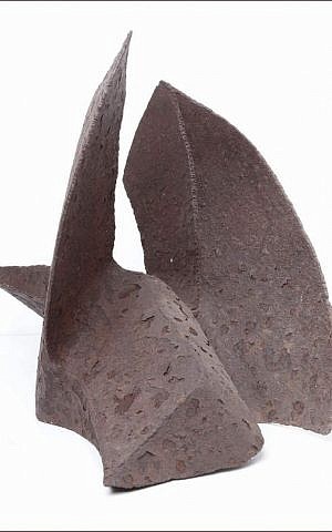 Iron sculpture by Yehiel Shemi (photo credit: Avi Chai)
