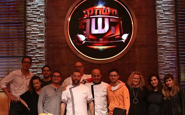 Bloggers in Israel with VIBE Israel and on the Chef Games set with the chef judges (photo credit: Ike Yeski) Bloggers in Israel with VIBE Israel and on the Chef Games set with the chef judges (photo credit: Ike Yeski)