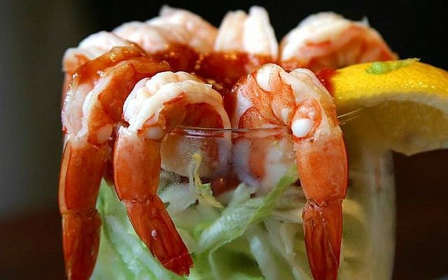 Illustrative photo of a shrimp cocktail. (Jon Sullivan/CC/Wikipedia)