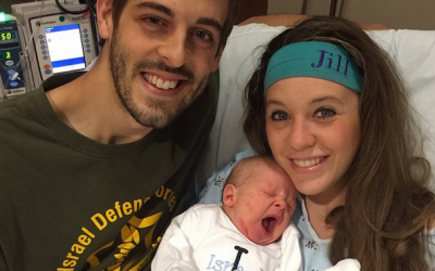 Jill Duggar, of “19 Kids and Counting” fame, named her son Israel. (photo credit: JTA/Instagram)