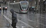 File: Rain in Jerusalem. (Hadas Parush/Flash90)