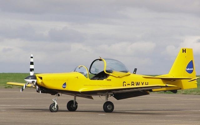Illustrative image of a Firefly training aircraft. (photo credit: CC ASA 3.0 Wikipedia/MilborneOne)
