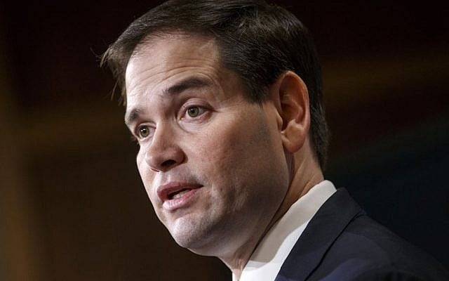 File: Sen. Marco Rubio, R-Florida. speaks on Capitol Hill in Washington, December 2014. (AP Photo/J. Scott Applewhite, File) File: Sen. Marco Rubio, R-Florida. speaks on Capitol Hill in Washington, December 2014. (AP Photo/J. Scott Applewhite, File)