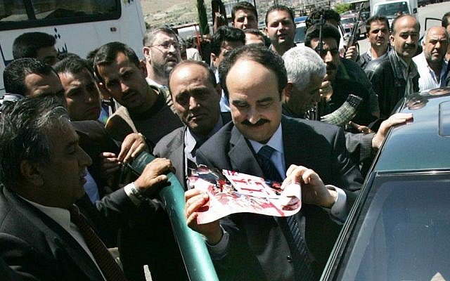 Maj. Gen. Rostom Ghazali pictured in the Bekaa Valley, east of Beirut, Lebanon, in 2005. (photo credit: AP Photo/Hussein Malla) Maj. Gen. Rostom Ghazali pictured in the Bekaa Valley, east of Beirut, Lebanon, in 2005. (photo credit: AP Photo/Hussein Malla)