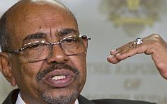 In this Jan. 6, 2014 file photo, Sudanese President Omar al-Bashir speaks after meeting with South Sudan's President Salva Kiir, in the capital Juba, South Sudan. (AP Photo/Ali Ngethi, File)