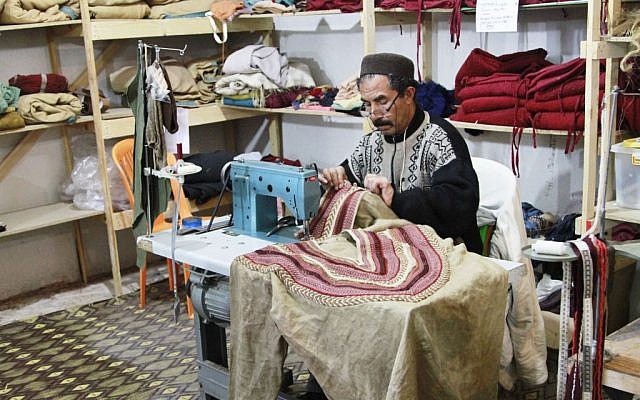 In this photo dated Jan. 30, 2015 a tailor sews costumes for the TV series "A.D." in the city of Ouarzazate, Morocco not far from where it's being filmed. (photo credit: AP Photo/ Paul Schemm) In this photo dated Jan. 30, 2015 a tailor sews costumes for the TV series "A.D." in the city of Ouarzazate, Morocco not far from where it's being filmed. (photo credit: AP Photo/ Paul Schemm)