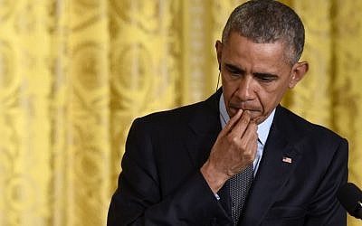 President Barack Obama listened as Italian Prime Minister Matteo Renzi speaks during their news conference in the East Room of the White House in Washington, Friday, April 17, 2015. (Photo credit: AP Photo/Susan Walsh)