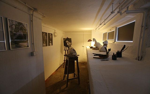 The basement of a villa on the grounds of the Warsaw Zoo where dozens of Jews were sheltered during World War II, in Warsaw, Poland (Photo credit: Czarek Sokolowski/AP)