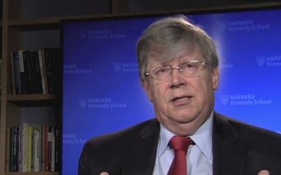 Former IAEA deputy director Olli Heinonen (photo credit:  YouTube screenshot)