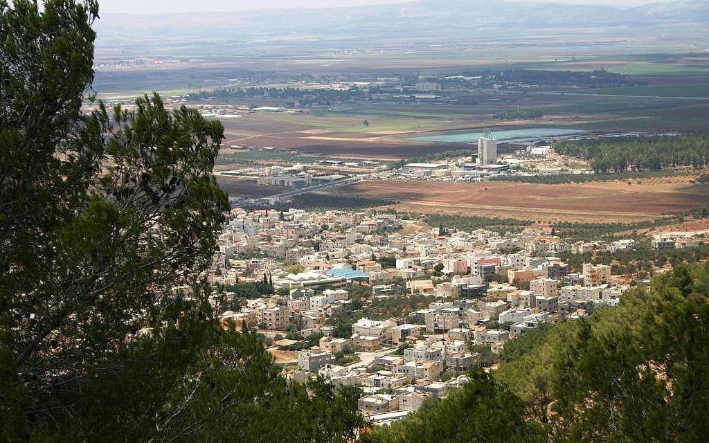 A view of Iksel from the Churchill Overlook (photo credit: Shmuel Bar-Am)