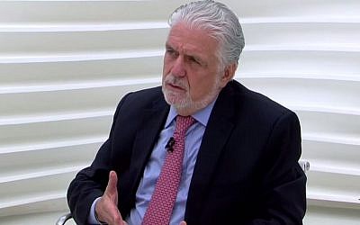 Brazil's minister of defense Jacques Wagner, the son of Jewish immigrants from Poland (Photo credit: YouTube screenshot)