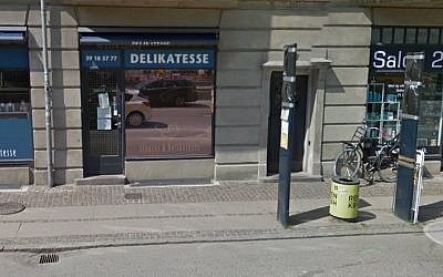 The kosher deli in Copenhagen. (Screen capture: Google Street View)