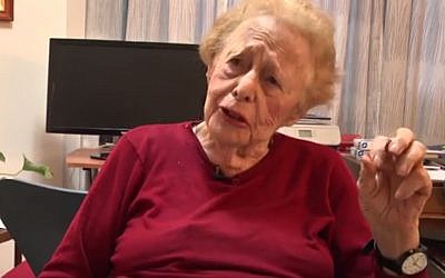 Esther Herlitz (screen capture: YouTube)