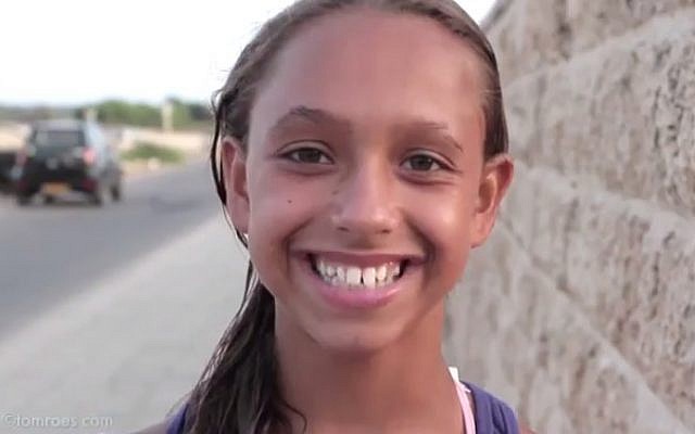 "Twelve": A still from "Counting from 0 to 100 years in Hebrew," a film by Dutch filmmakers Maya Cohen and Tom Roes (YouTube screenshot)