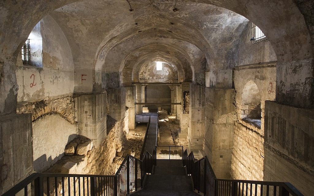 The entrance to a former Ottoman prison known as the Kishle in Jerusalem’s Old City. (photo credit: JTA/Oded Antman) The entrance to a former Ottoman prison known as the Kishle in Jerusalem’s Old City. (photo credit: JTA/Oded Antman)